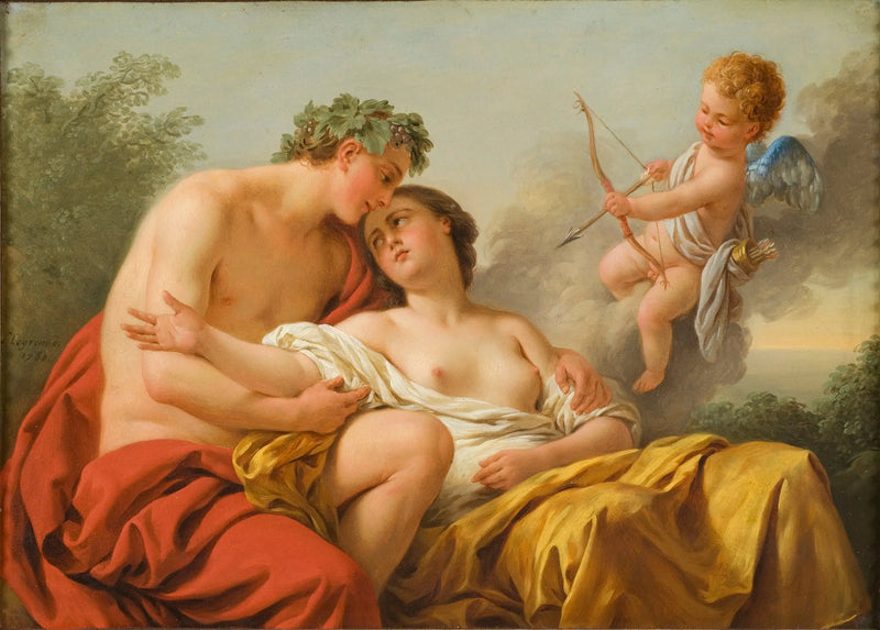 Bacchus a Ariadne - Louis Jean François Lagrenée