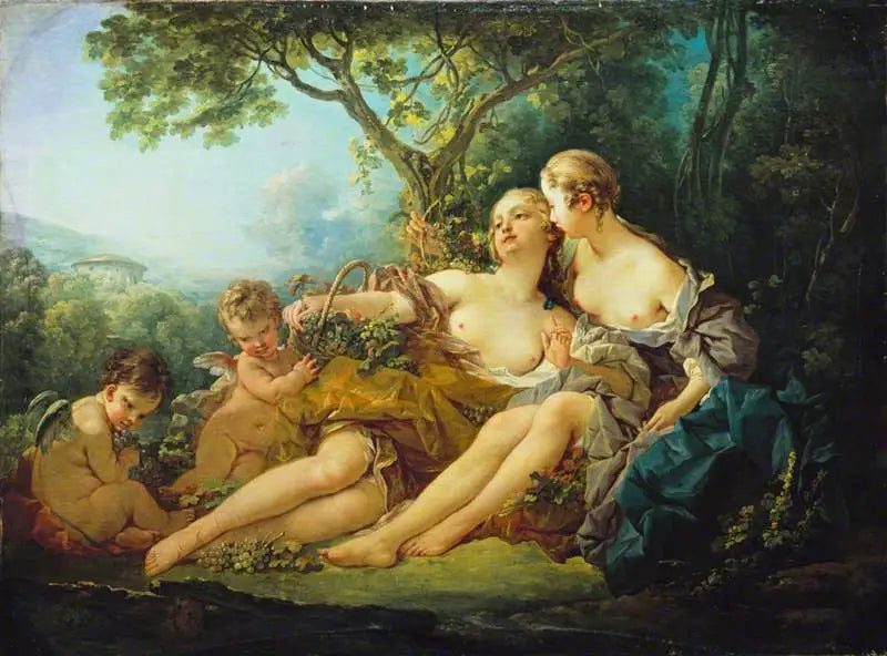 Bacchus a Érigone - François Boucher