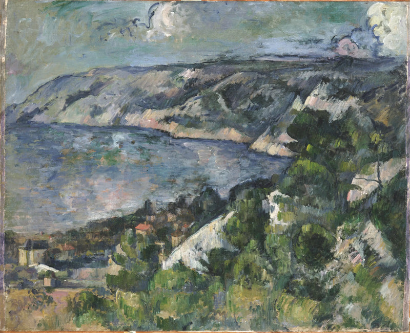 Zátoka Estaque - Paul Cézanne