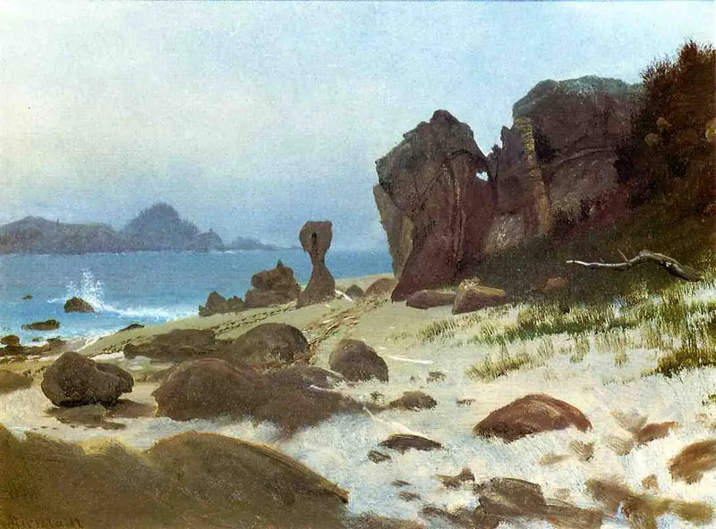 Zátoka Monterey - Albert Bierstadt