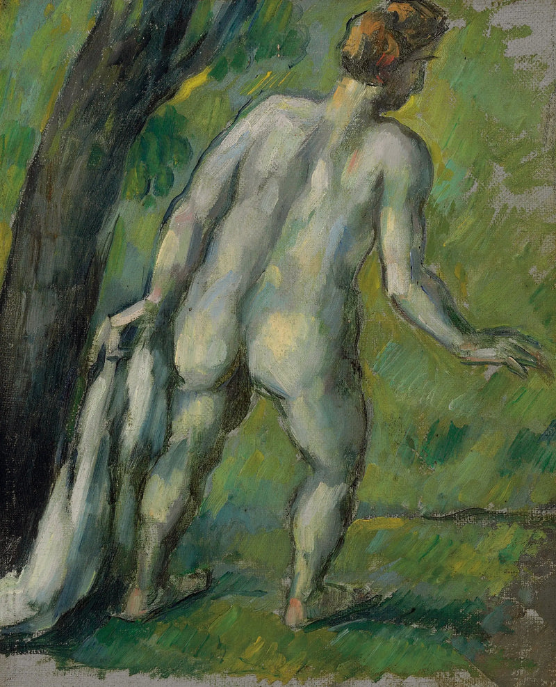 Koupající se, pohled zezadu - Paul Cézanne