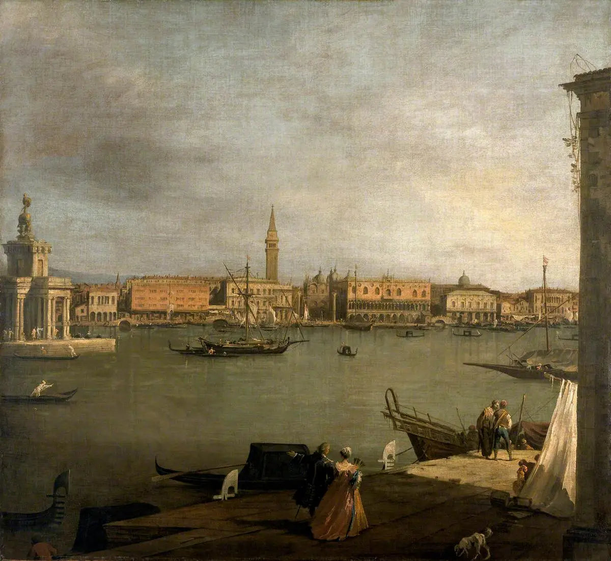 Bassin de San Marco depuis la Giudecca - Canaletto - Alpha Reproduction