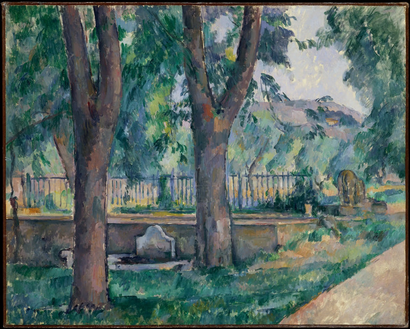 Bassin a umývárna Jas de Bouffan - Paul Cézanne