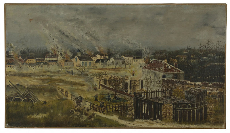 Bitva u Champigny - Epizoda války v roce 1870 - Henri Rousseau