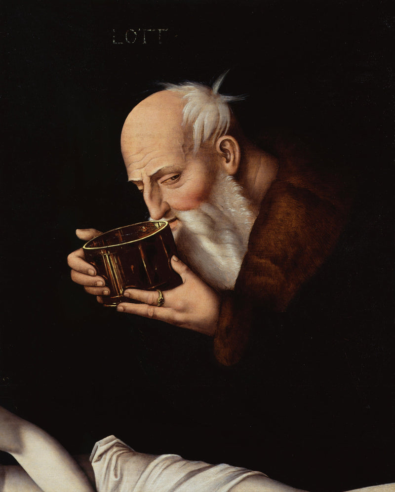 Hodně alkoholu (fragment z Berlína) - Hans Baldung Grien