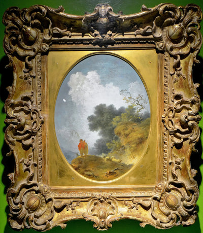 Bergers dans un paysage - Jean-Honoré Fragonard - Alpha Reproduction