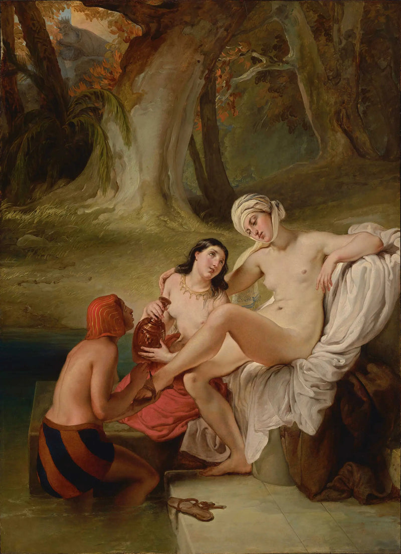 Bethsabée au bain - Francesco Hayez