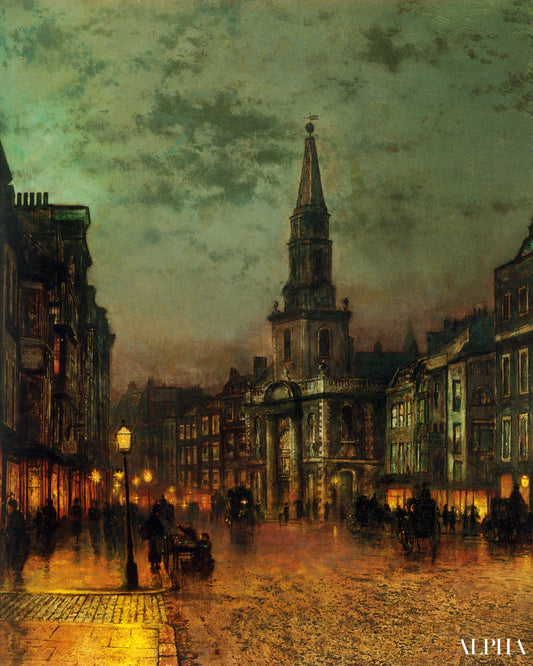 Blackman Street, Londres - John atkinson grimshaw - Reproductions de tableaux et peintures haut de gamme