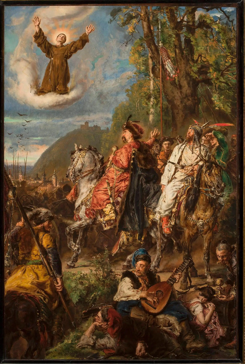 Bohdan Khmelnitski s Tugay Bey poblíž Lvova. - Jan Matejko