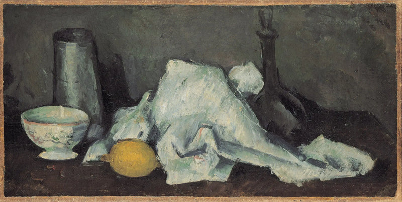 Krabička na mléko a citron, II - Paul Cézanne
