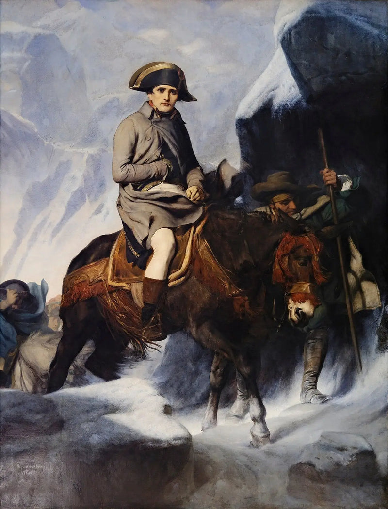 Bonaparte překračující Alpy - Paul Delaroche