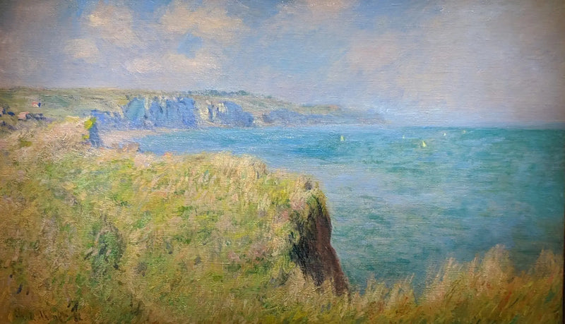 Okraj útesů v Pourville - Claude Monet