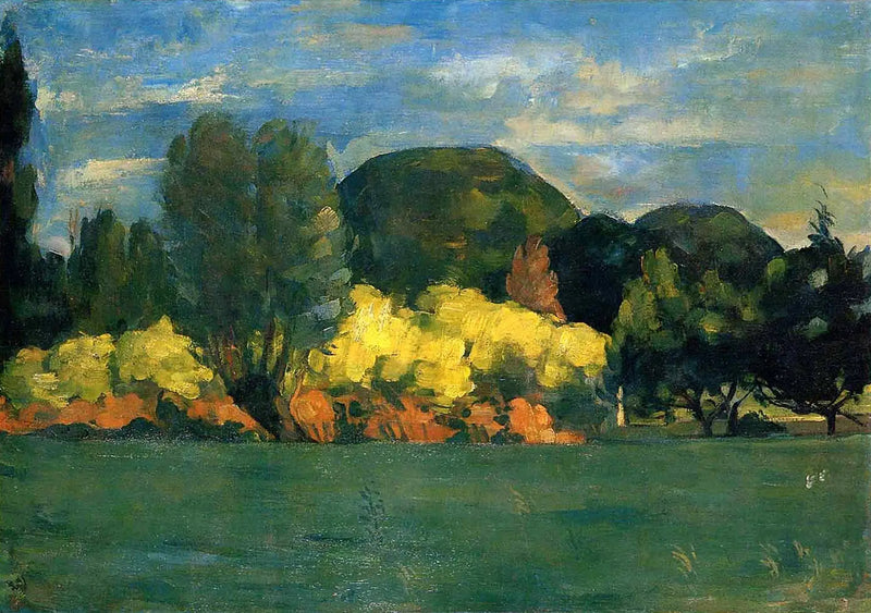 Hájek u Jas de Bouffan - Paul Cézanne