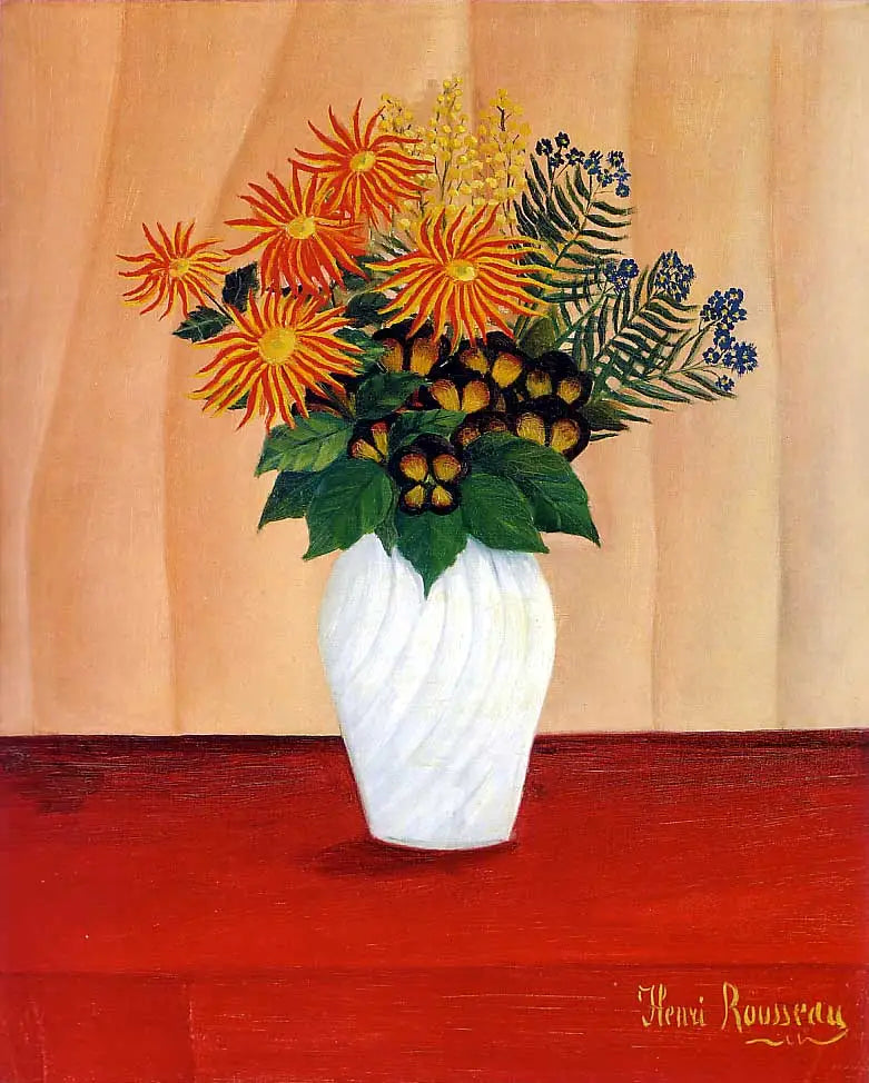 Kytice květin - Henri Rousseau