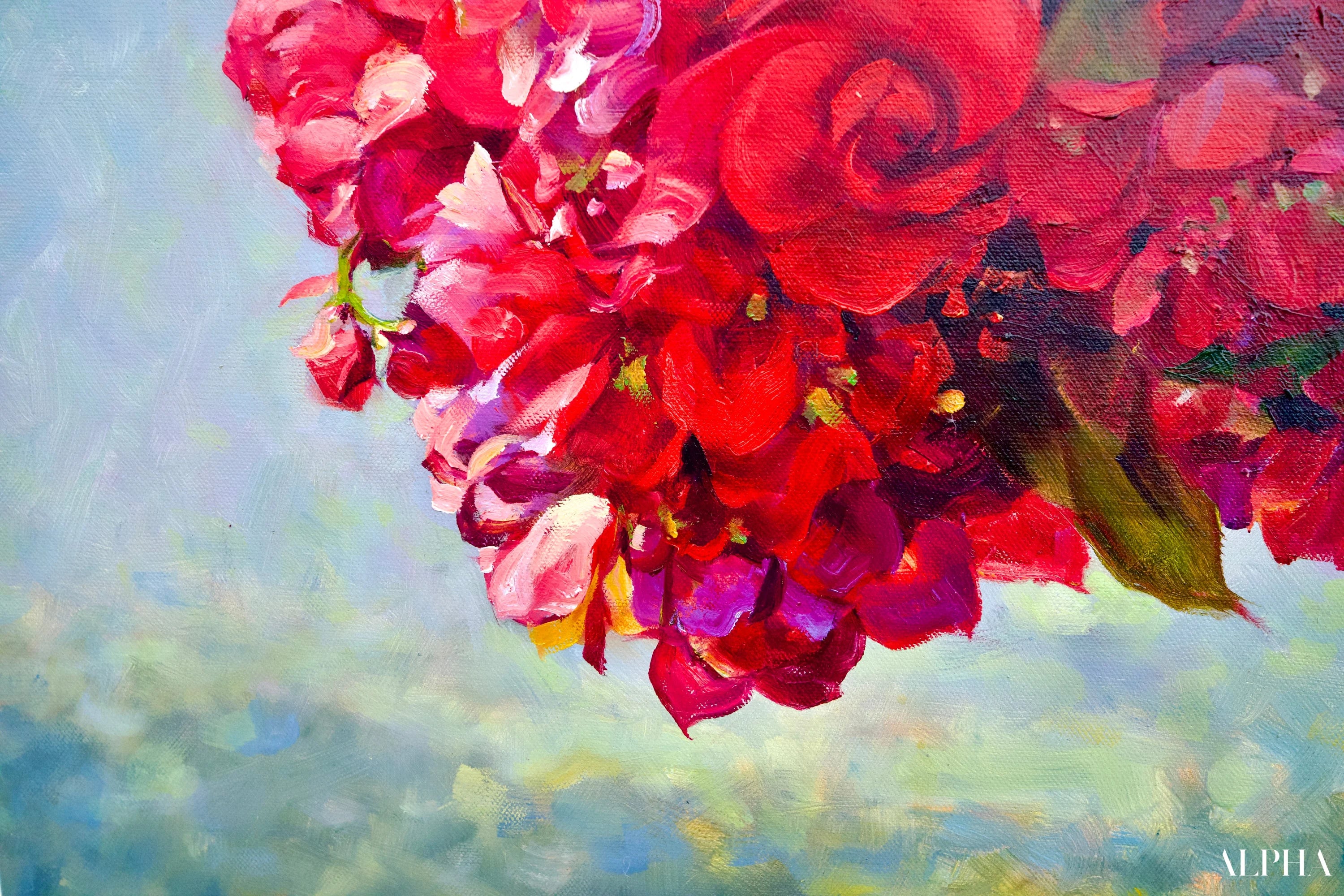 Bouquet de Rose | 100 x 130 cm Reproductions de tableaux à la peinture à l’huile