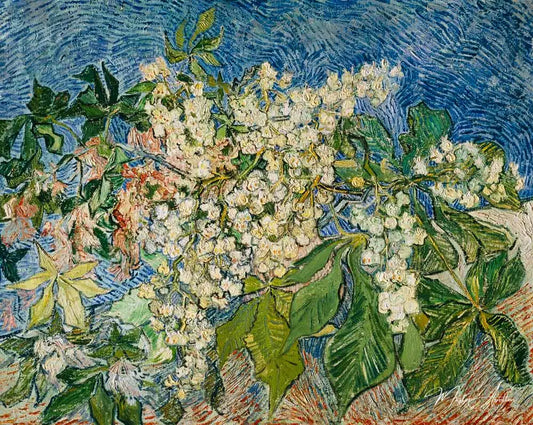 Branches de châtaigniers en fleurs - Van Gogh - Reproductions de tableaux et peintures haut de gamme