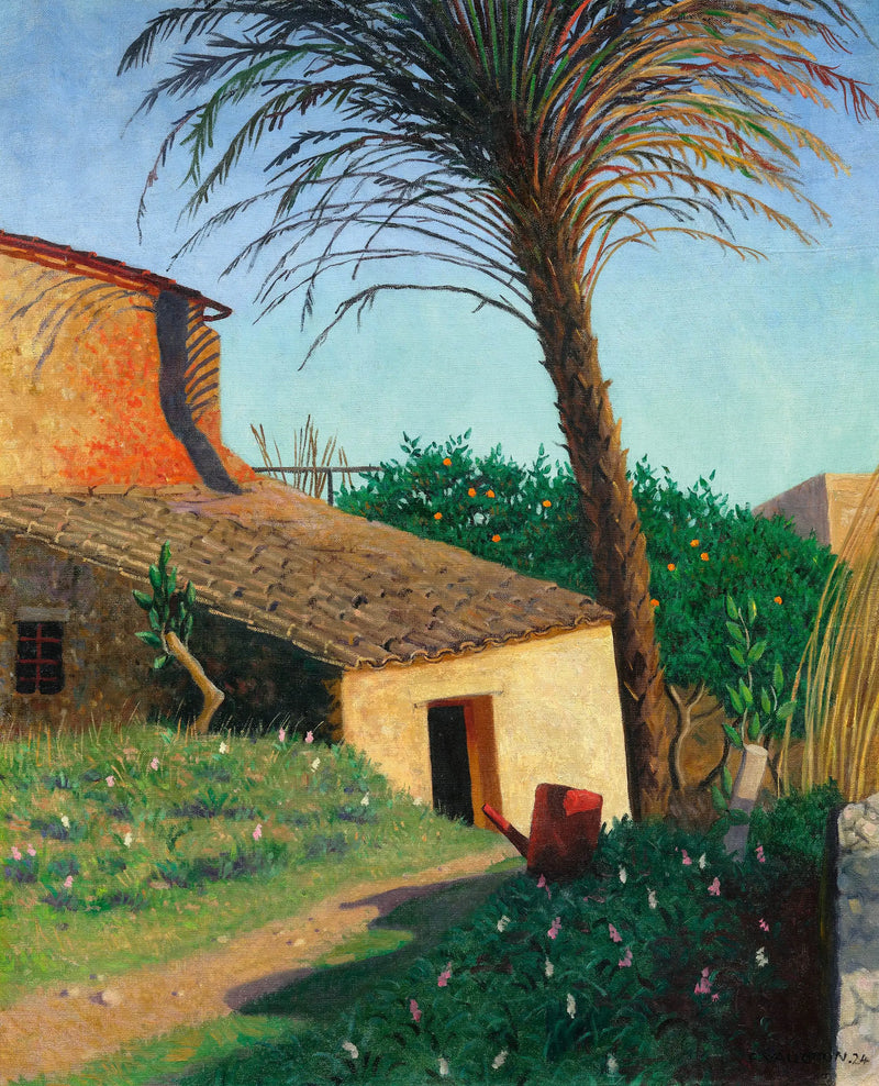 Cagnes, le palmier - Félix Vallotton