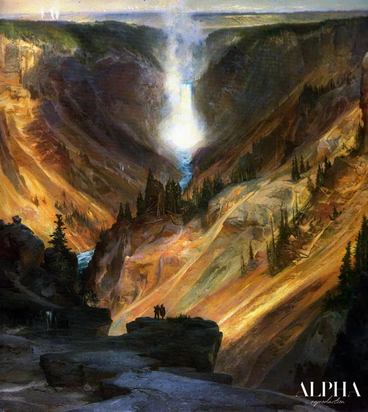 Canyon de Yellowstone - Thomas Moran - Reproductions de tableaux et peintures haut de gamme