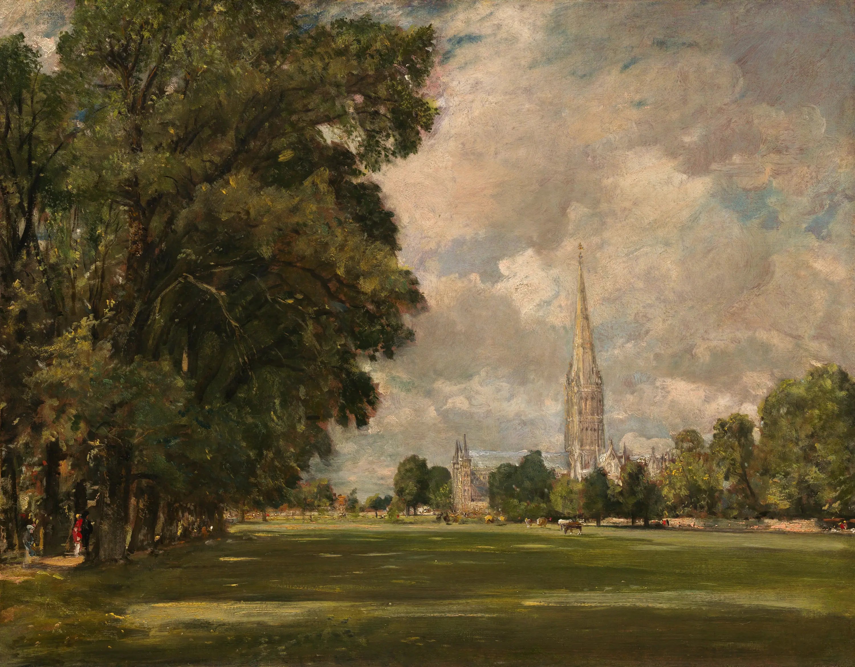 Cathédrale de Salisbury depuis Lower Marsh Close - John Constable - Alpha Reproduction