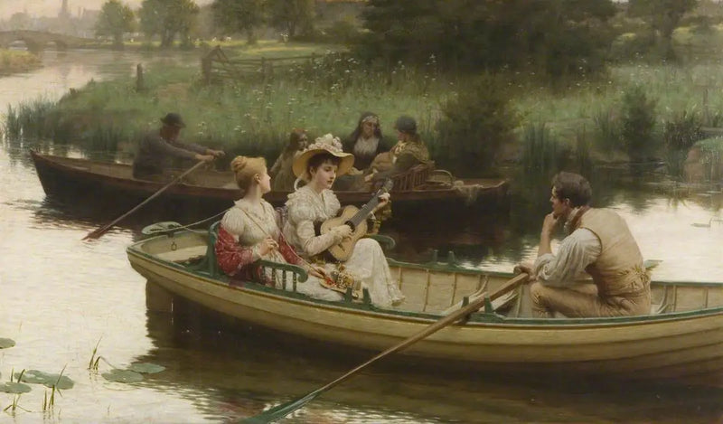 Zármutek a píseň - Edmund Blair Leighton