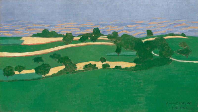 Pole kukuřice - Félix Vallotton