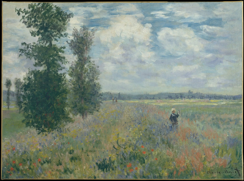 Maková pole u Argentieu - Claude Monet