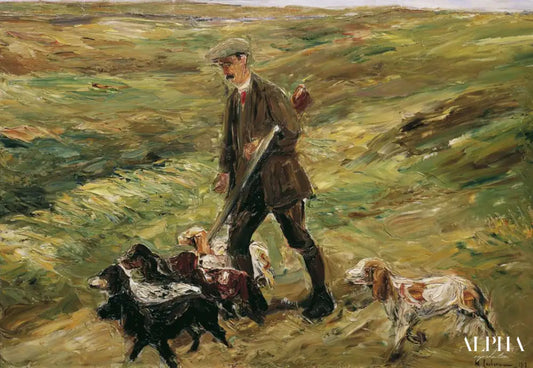 Chasseur dans les dunes - Max Liebermann - Reproductions de tableaux et peintures haut de gamme