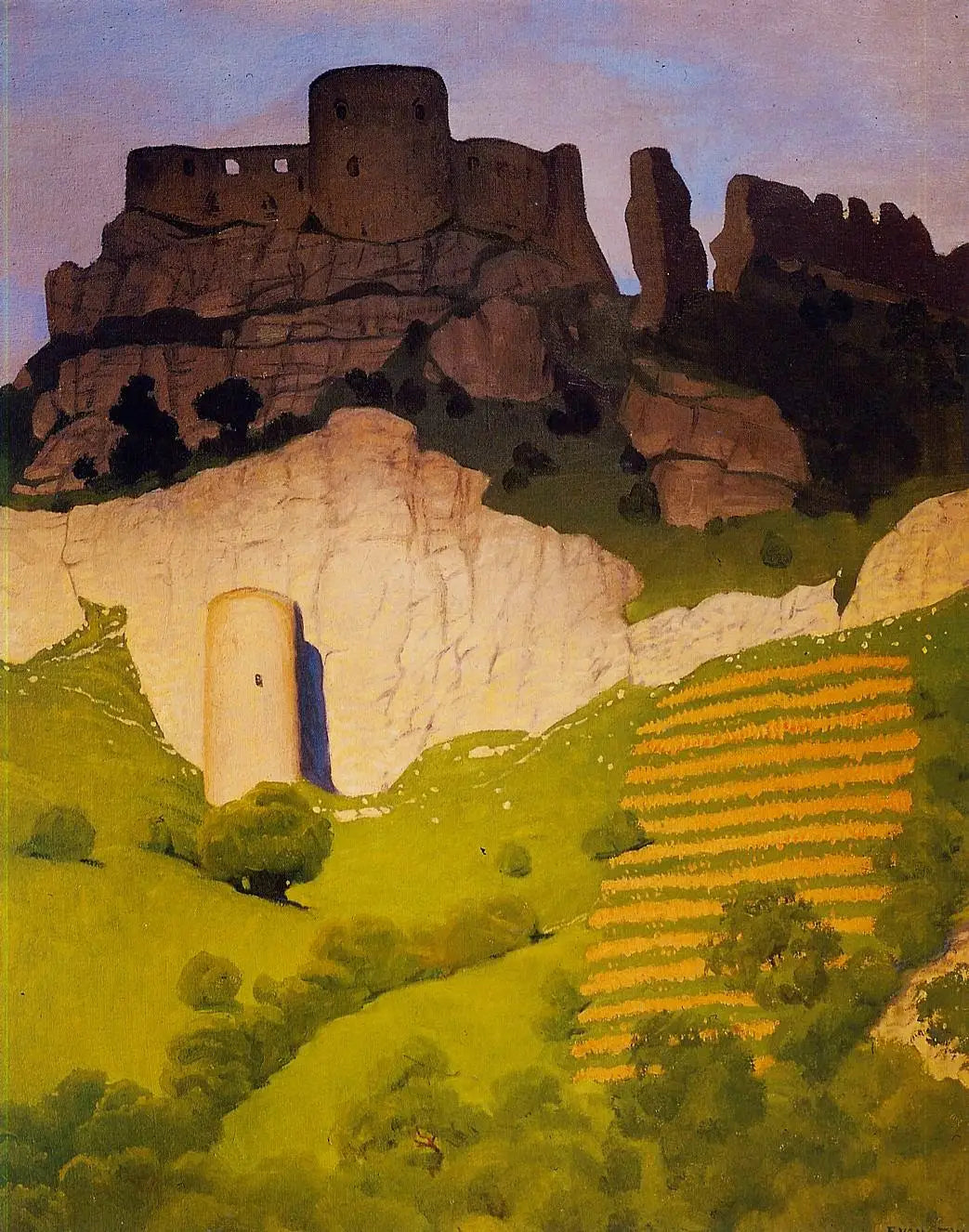 Château Gaillard aux Andelys - Félix Vallotton - Alpha Reproduction
