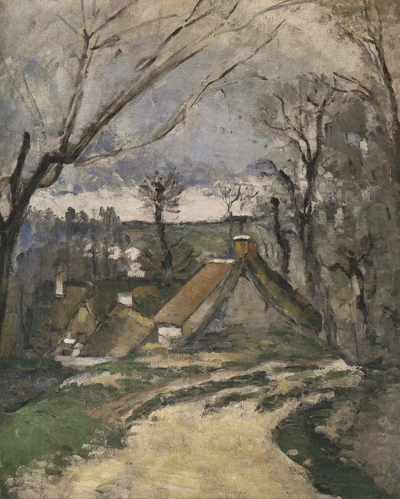 Chaty v Auvers-sur-Oise - Paul Cézanne