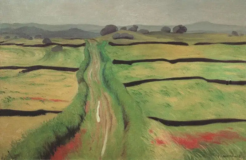 Cesta v krajině - Félix Vallotton