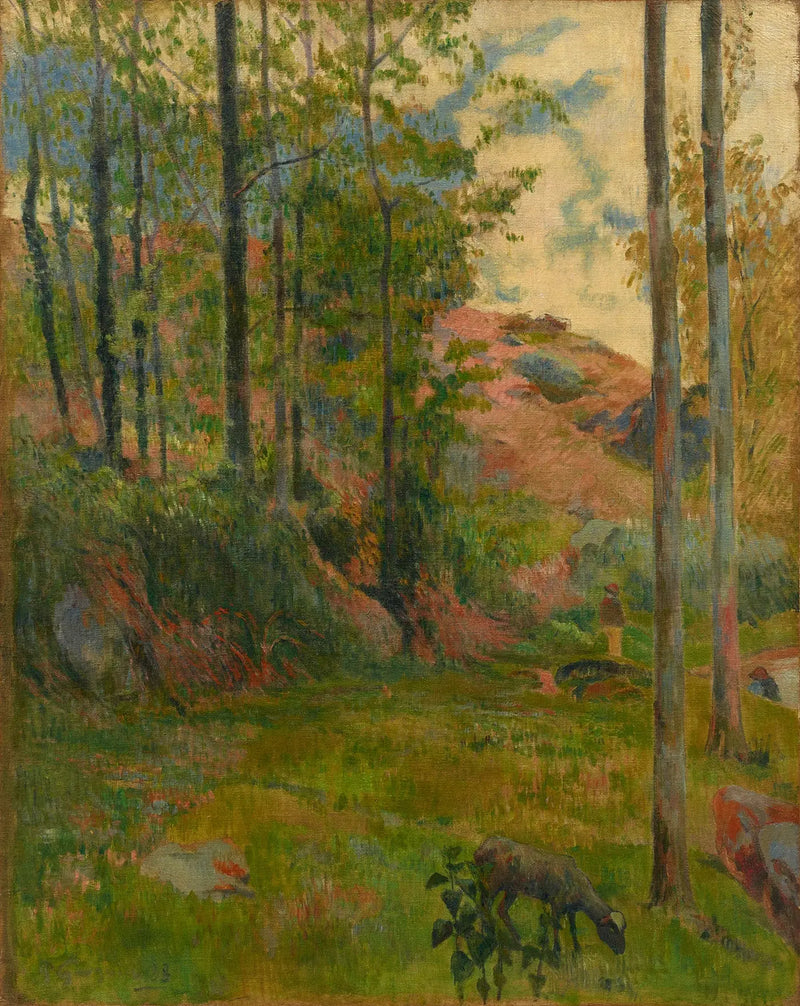 Cesta dolů k Pont-Aven - Paul Gauguin