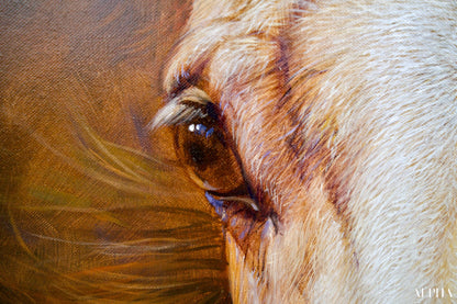 Cheval | 100 x 130 cm Reproductions de tableaux à la peinture à l’huile