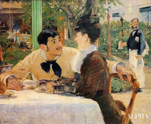 Chez le père Lathuille - Edouard Manet - Reproductions de tableaux et peintures haut de gamme