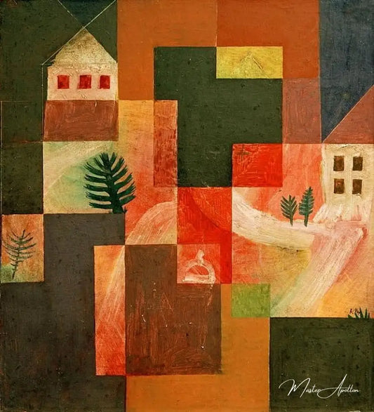 Chorale et paysage - paul klee - Reproductions de tableaux et peintures haut de gamme