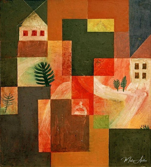 Chorale et paysage - paul klee - Reproductions de tableaux et peintures haut de gamme