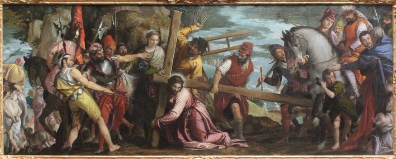 Kristus s křížem - Paul Véronèse