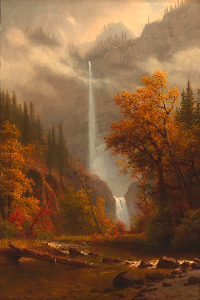 Pád Multnomah - Albert Bierstadt