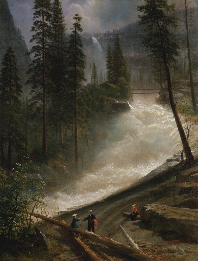 Pád Nevady, Yosemite - Albert Bierstadt
