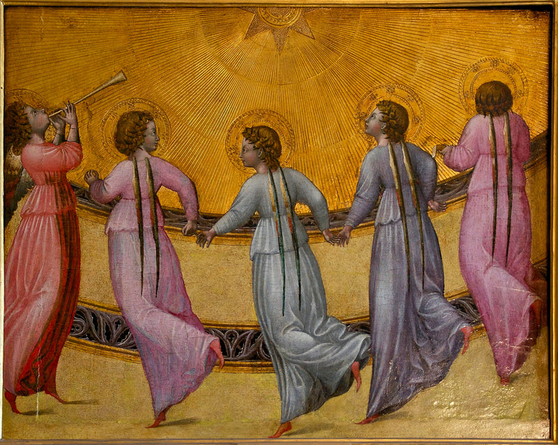 Pět tančících andělů - Giovanni di Paolo