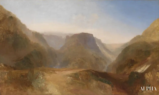 Civita de Bagnoregio - William Turner - Reproductions de tableaux et peintures haut de gamme