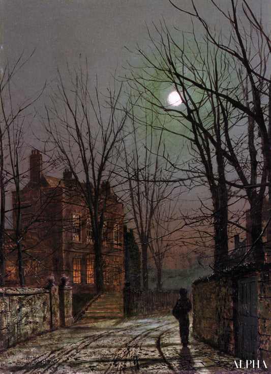Clair de lune - John atkinson grimshaw - Reproductions de tableaux et peintures haut de gamme