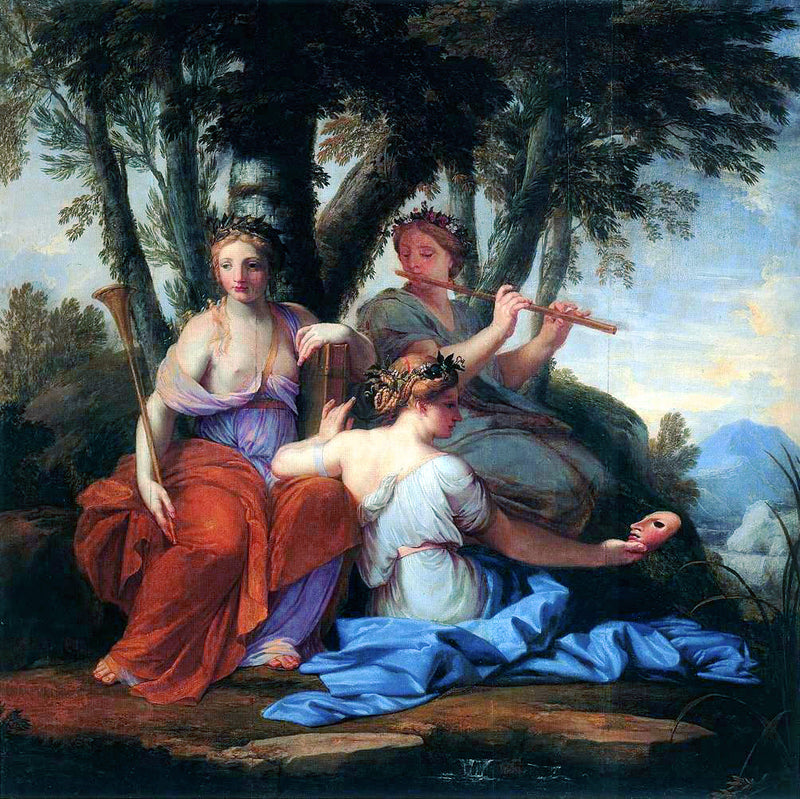 Clio, Euterpe a Thalie - Eustache Le Sueur