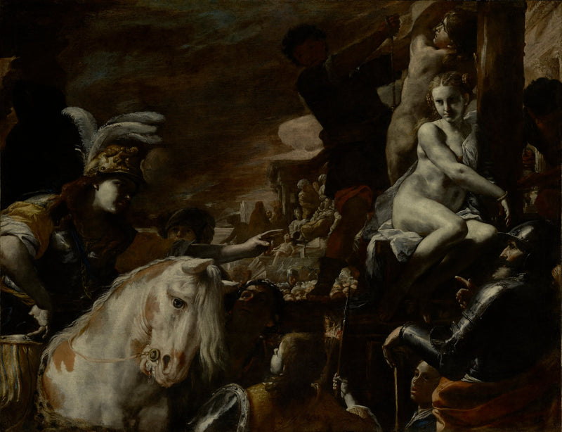 Clorinda Sauvant Sofronia a Olindo - Mattia Preti