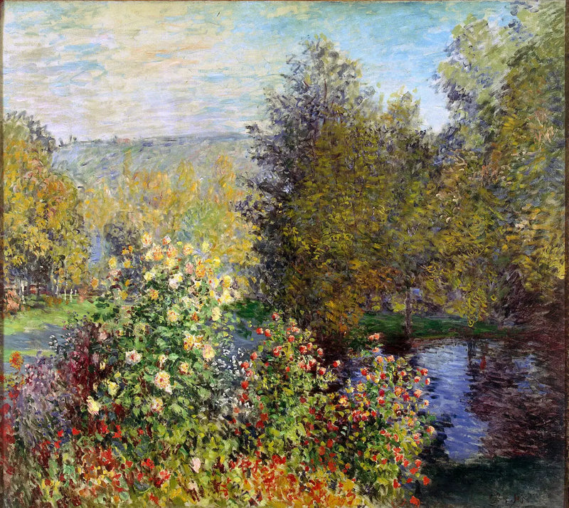 Zahradní kout v Montgeronu - Claude Monet