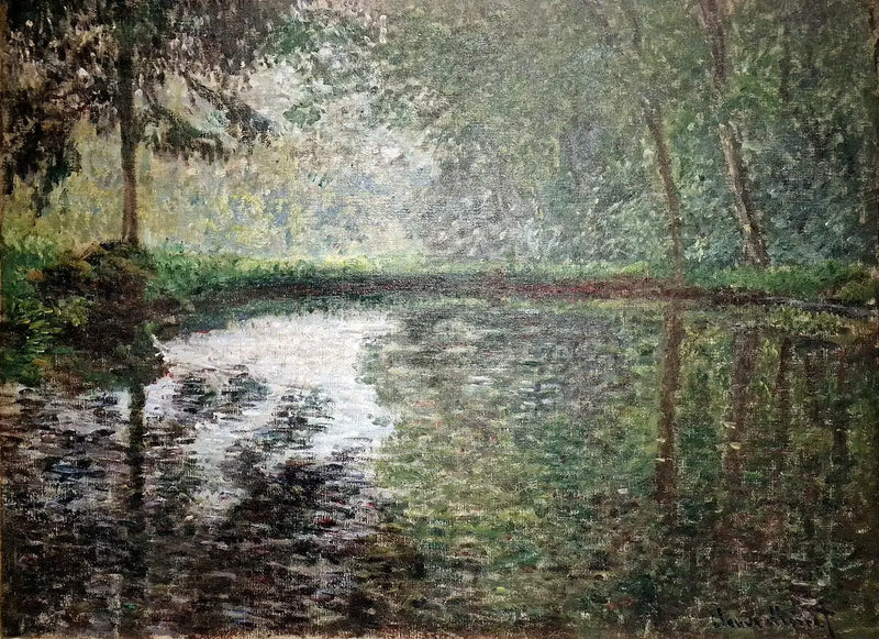 Roh rybníka v Montgeronu - Claude Monet