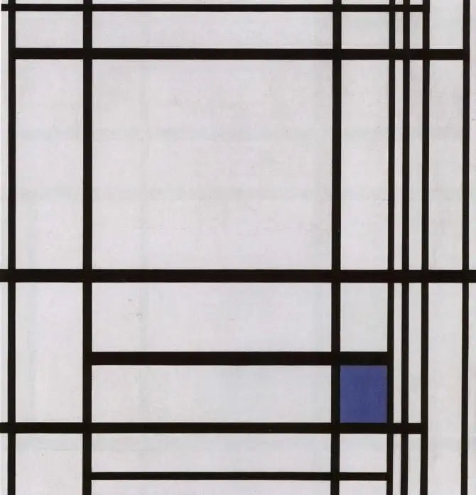 Složení linií a barev: III - Piet Mondrian