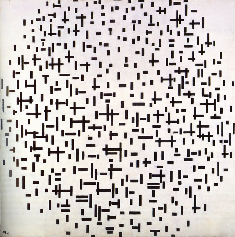 Online kompozice, druhý stav - Piet Mondrian