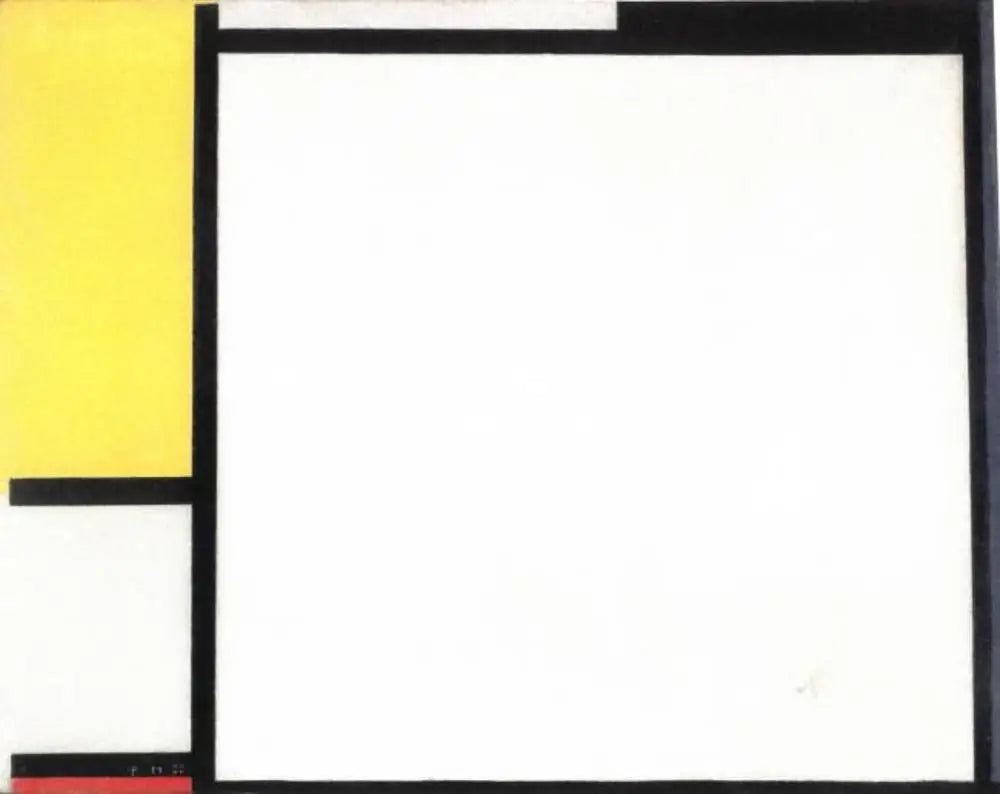 Reproduction du tableau « Composition en rouge, jaune et bleu - Piet Mondrian » par Alpha Reproduction en peinture à l’huile