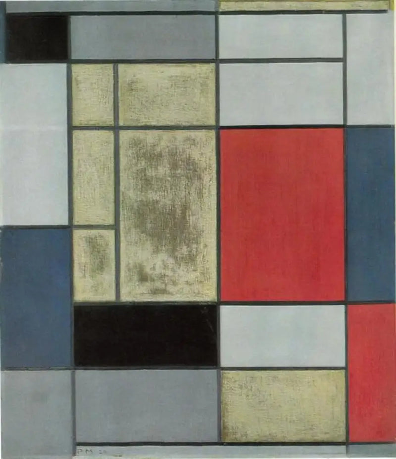 Kompozice I - Piet Mondrian