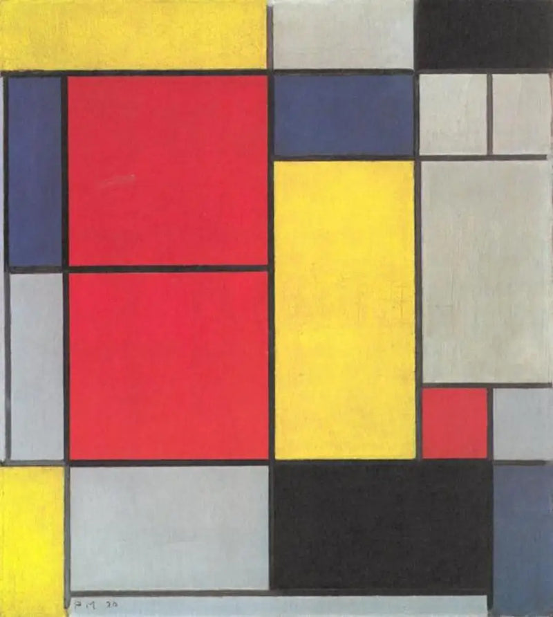 Kompozice II - Piet Mondrian